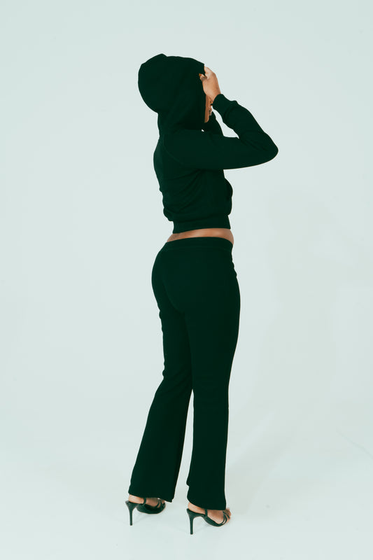 Money Maker Knit Zipped Hoodie