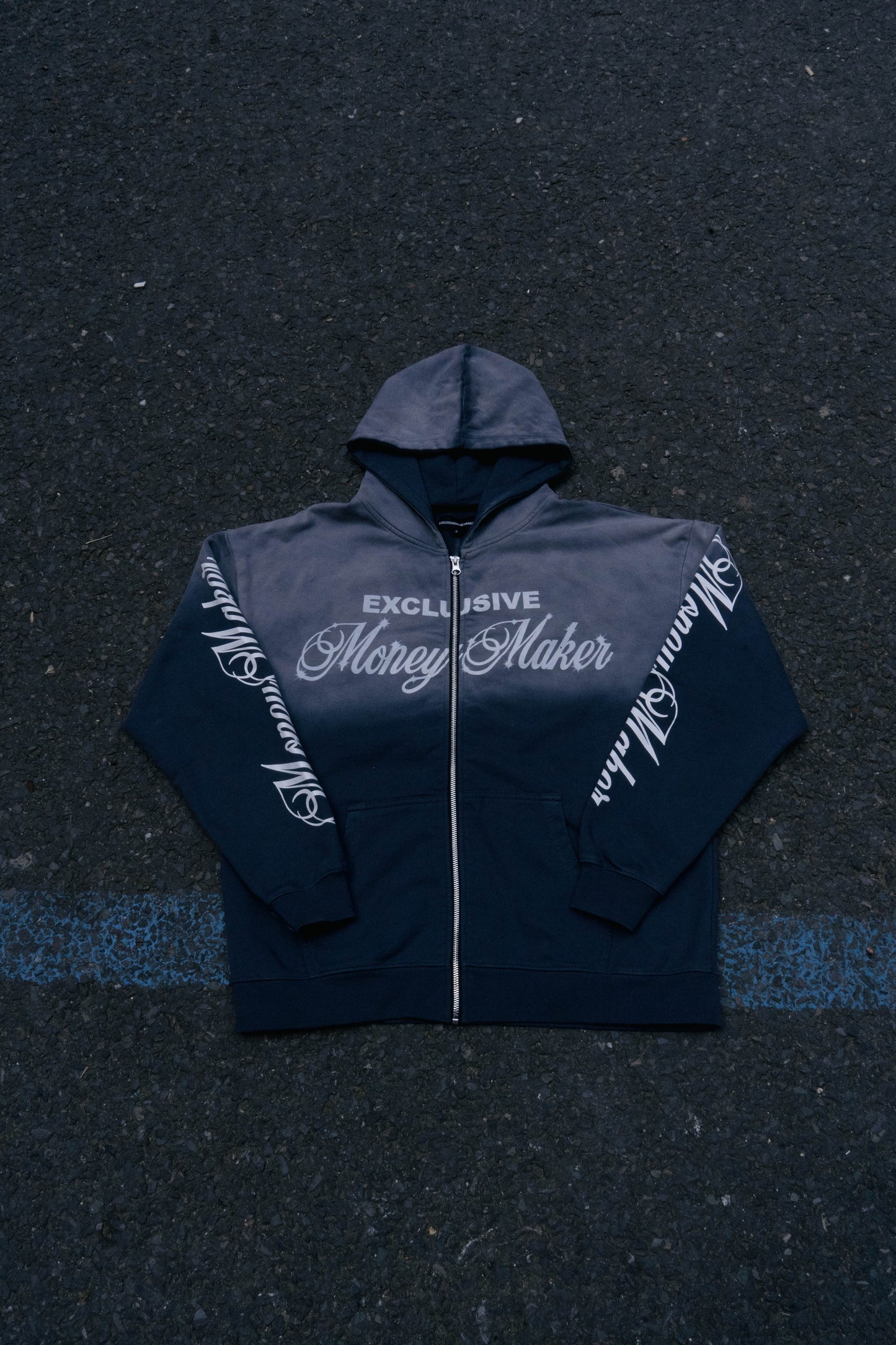 Blueprint Zipped Hoodie