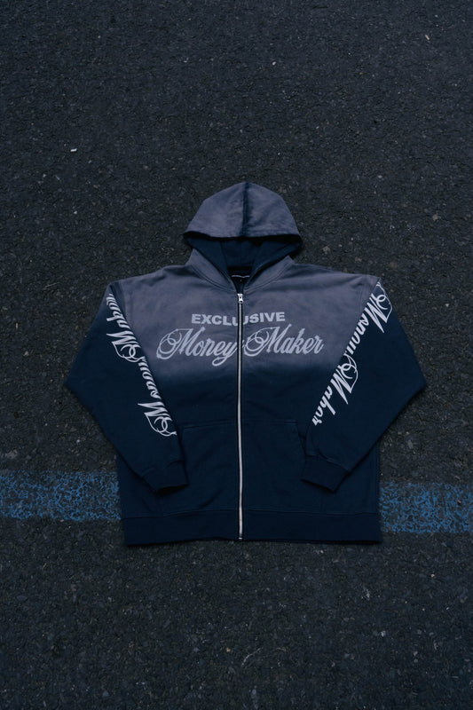 Blueprint Zipped Hoodie