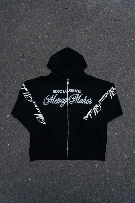 Midnight Zipped Hoodie