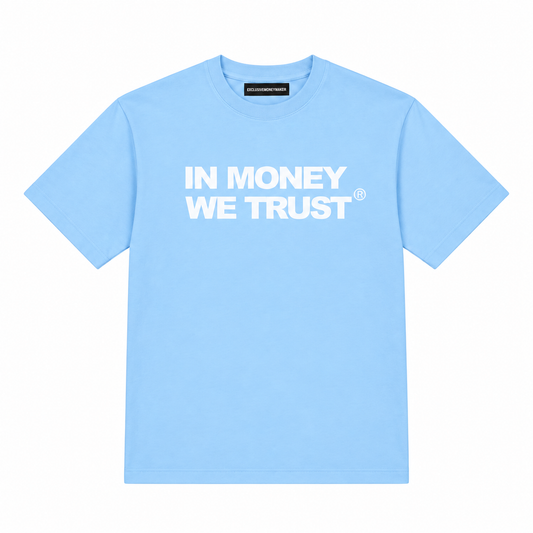 IN MONEY WE TRUST Baby blue